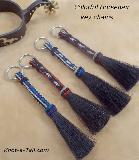 horsehair keychain