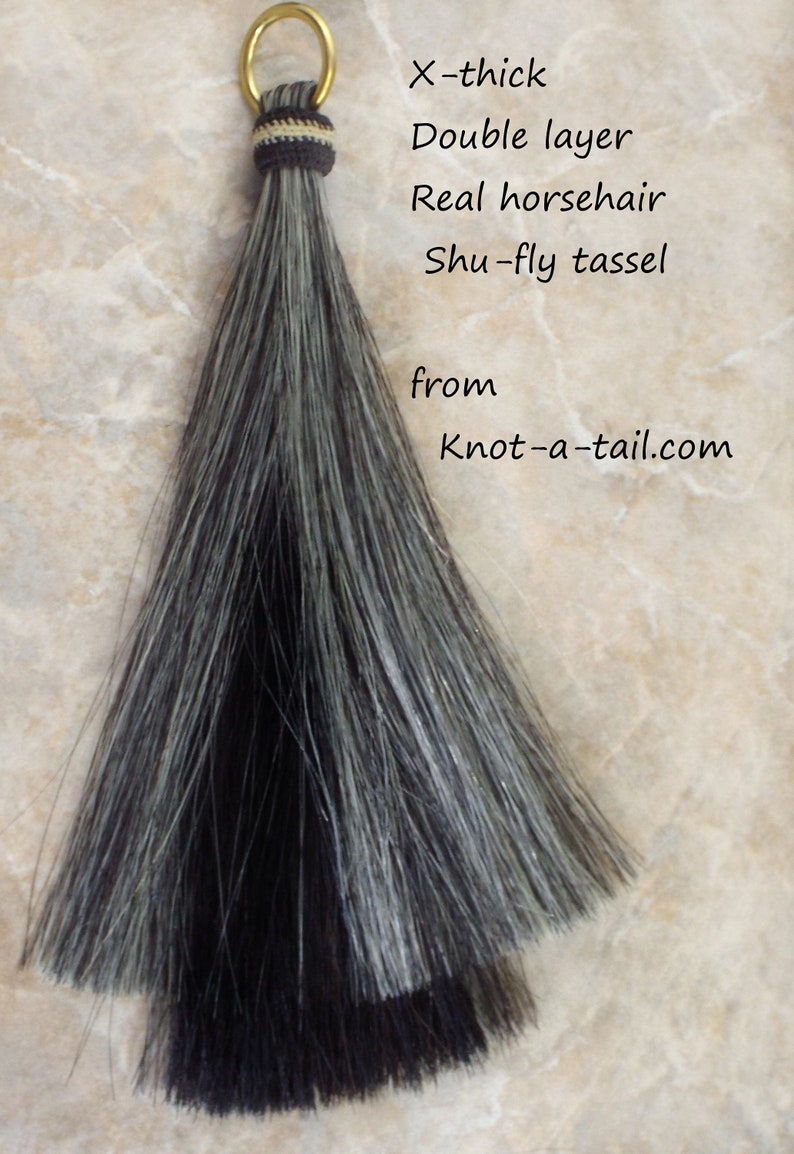 Horsehair tassel shoo fly tassel shu fly tassel girth Etsy