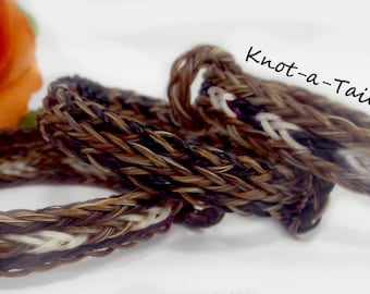 Very Adjustable, Horsehair bracelet, hand-braided, horsehair bracelet, 3 to 11 inches, Natural colored horsehair,  Perfect horse lover gift