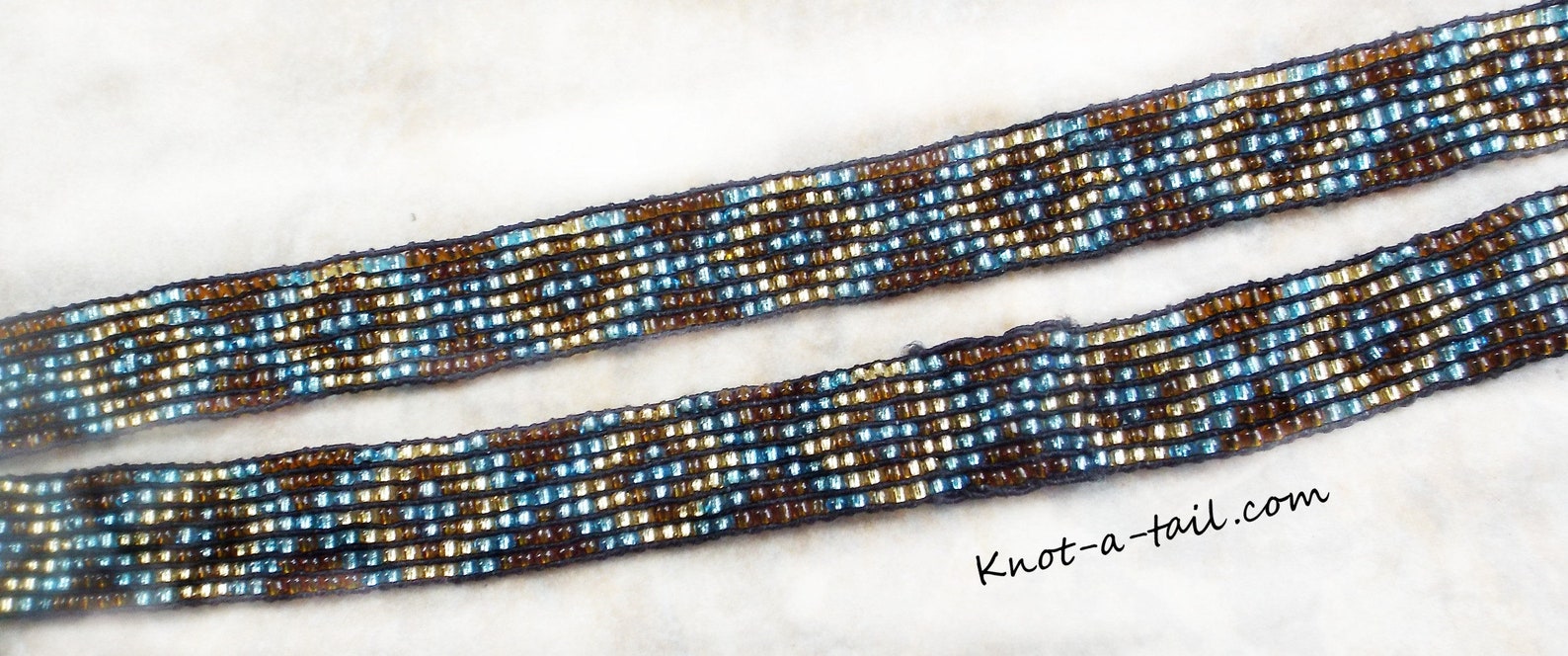 Beaded Hatband Stretch Hat Band Bold Rich Colors Beaded Etsy