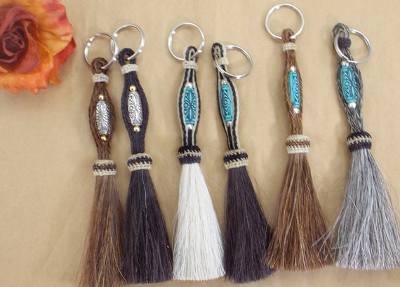 horsehair keychain