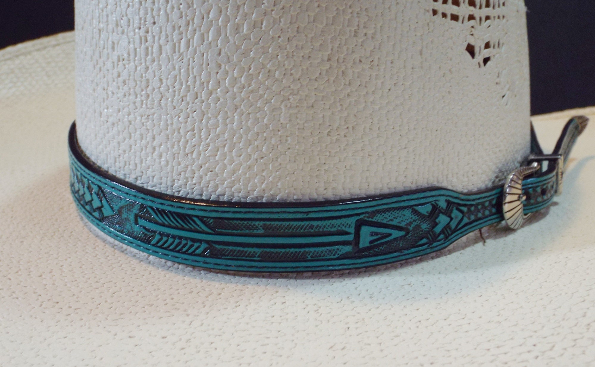 Leather Arrows Hat Band