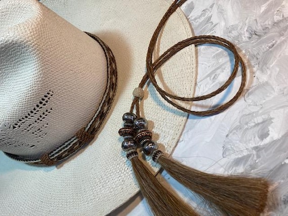 Cowboy Hat Stampede String, Chin Strap, STUNNINGLY BEADED