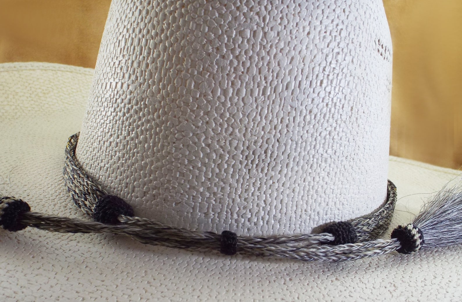 Hat Band Beaded Horsehair Hat Band BOLDEST Colors Western Etsy