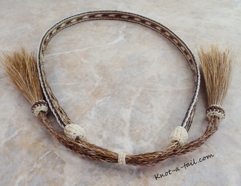 Cowboy Horse hair hat band 5/8 wide BOLDER Etsy
