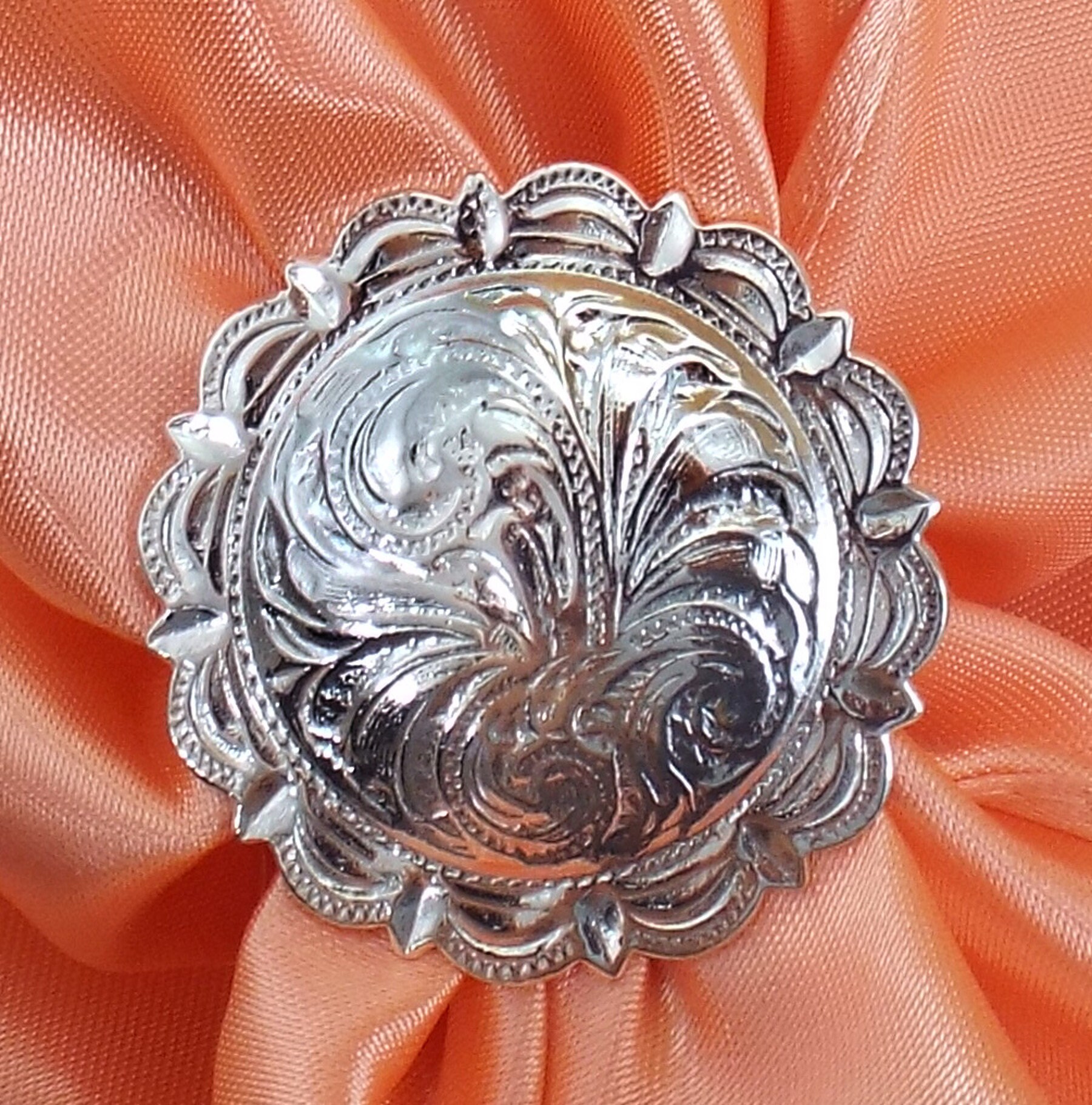 Silver Scarf Slide Wild Rag Scarf Slide Western Scarf Slide Etsy