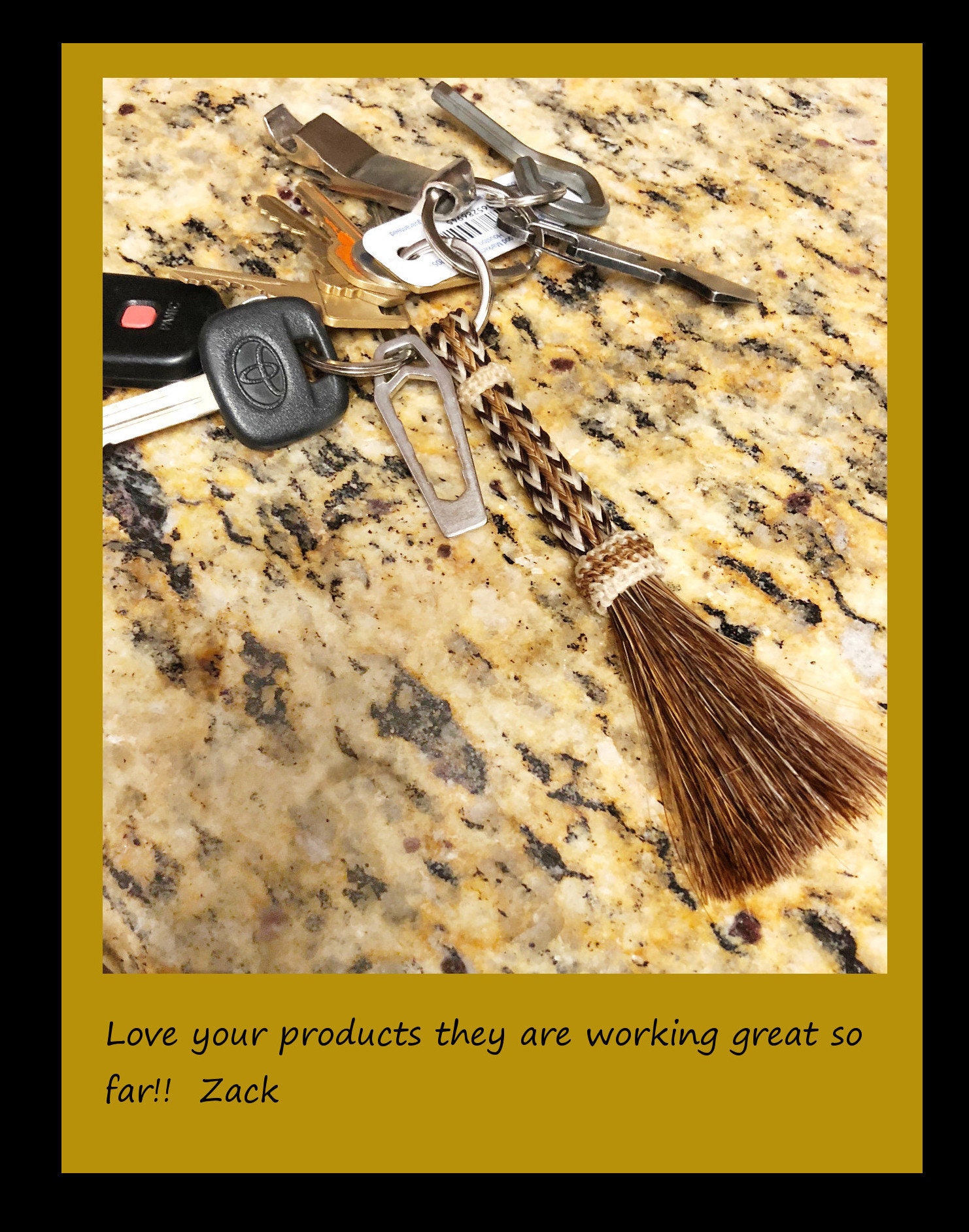 Hand-braided Horsehair Keychain, Western Tassel Design - Etsy