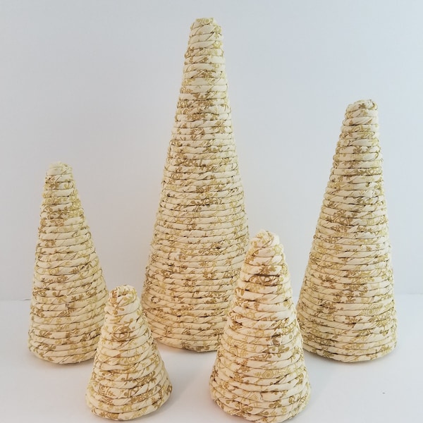 Gold Trees, Golden Trees, Gold Cones, Golden Tree, Gold Tree Mantel Decor, Gold Cone Trees, Gold Home Decor