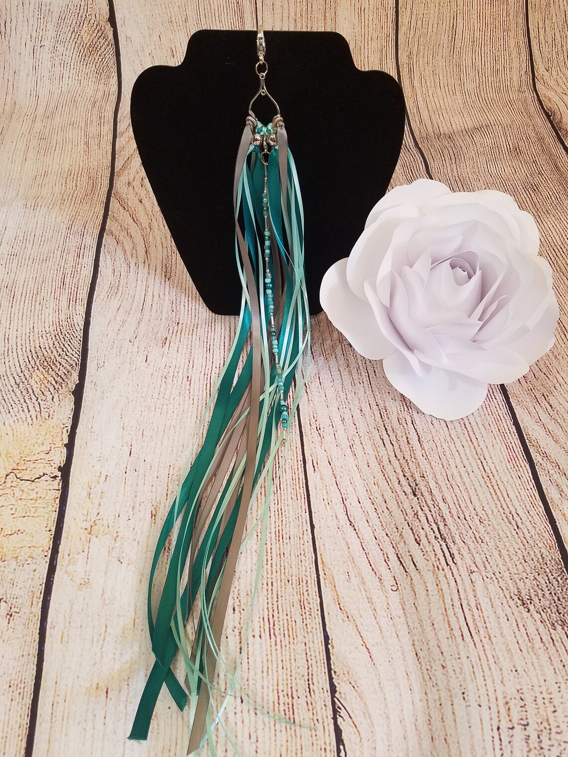 17 Ribbon Horse Mane Clip Handmade Beaded Tack Etsy