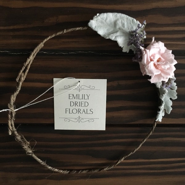 Adjustable Flowercrown made from real dried flowers!