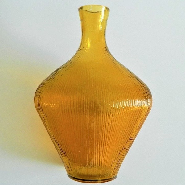 Amber Glass Jug Etsy