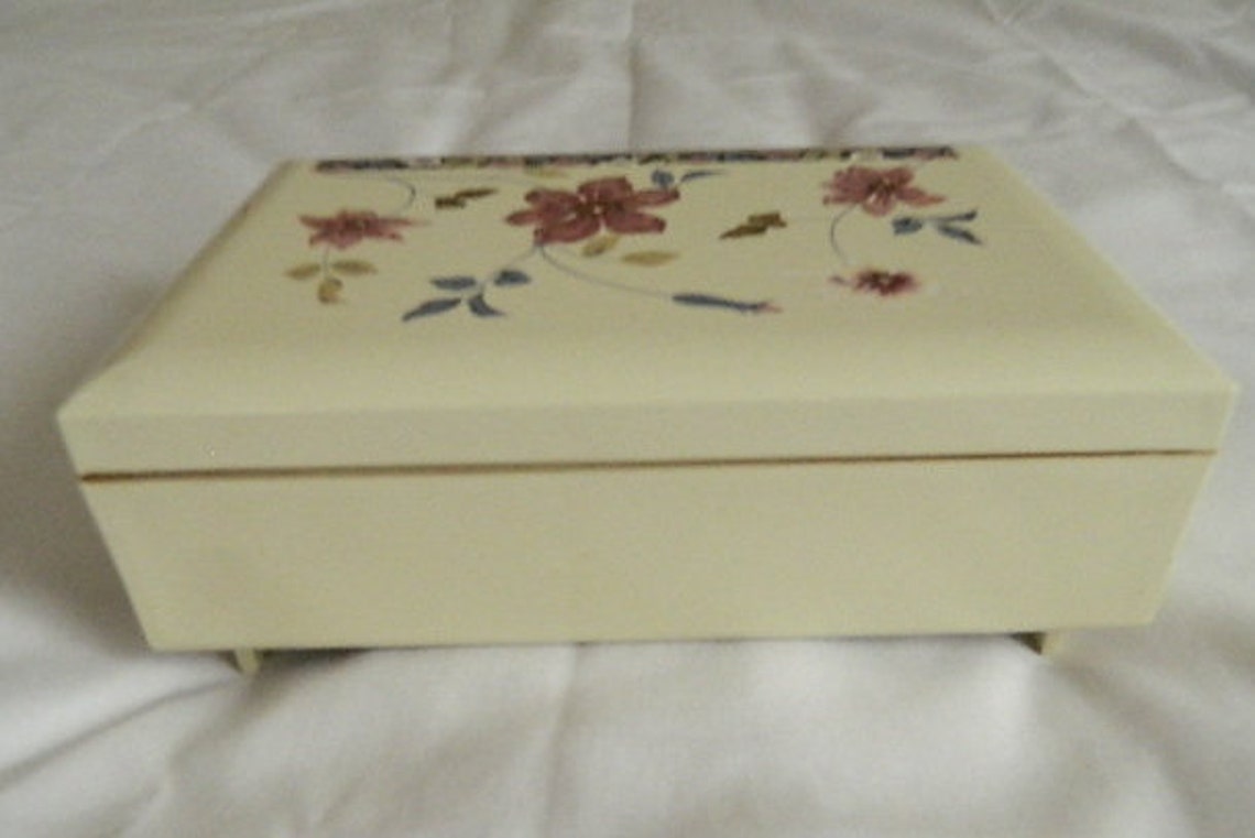 Vintage Musical Jewelry Box Made in Japan Lacquerware Musical Etsy
