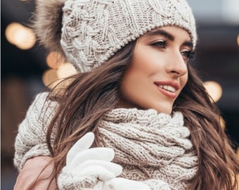 Scarves and hats for deals winter
