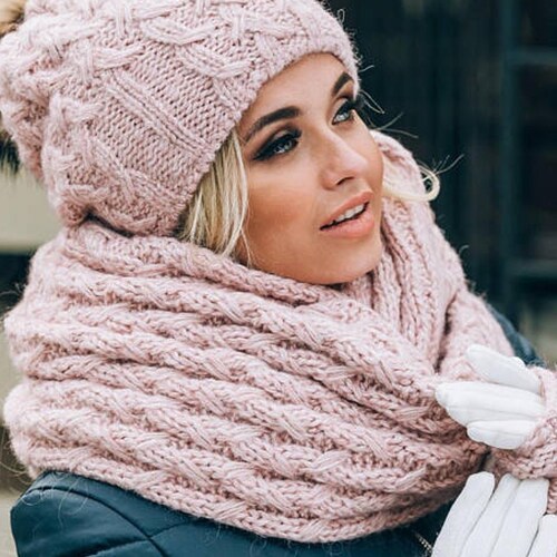 womens hat glove set