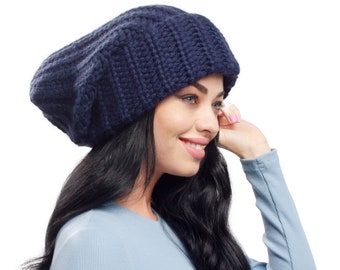 HatCats Slouchy Beanie - Warme, weiche und stilvolle Beanie für Männer und Frauen, Wintermütze