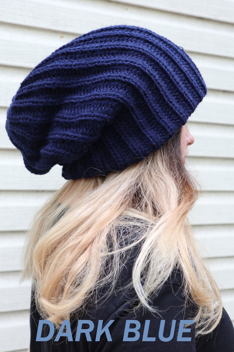 Baggy slouchy beanie Oversized hat 