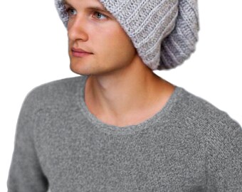thumbnail: 4 Stuks Slouch Winter Beanie – Unisex Gebreide Muts, Gemaakt In UK (100% Acryl)