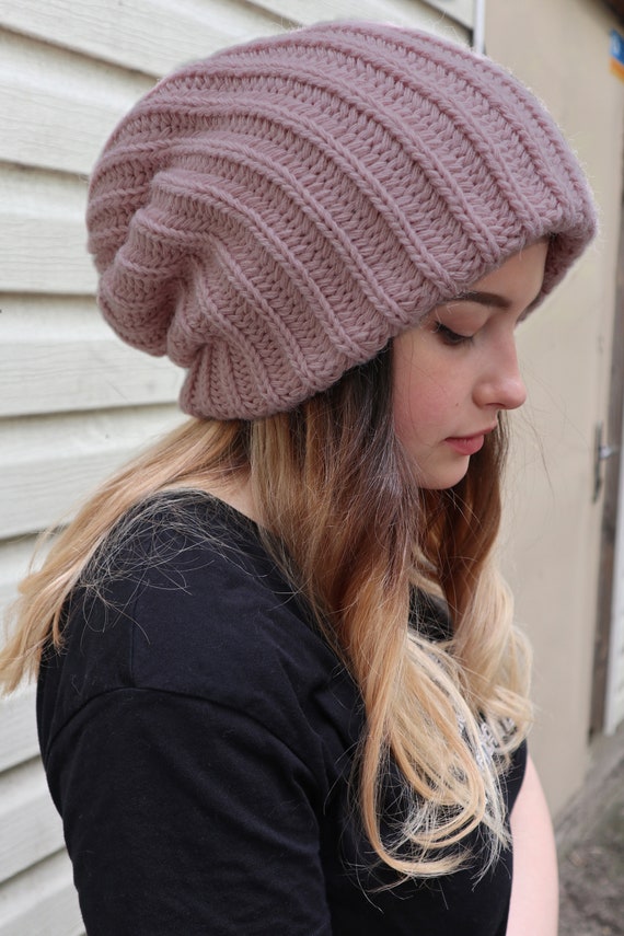 Baggy Slouchy Thick Winter Beanie Hat 