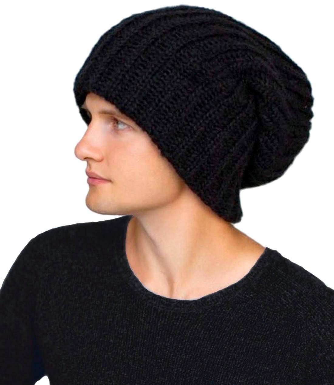 Slouchy winter hat Dread tam hat Oversized beanie Winter benie Etsy