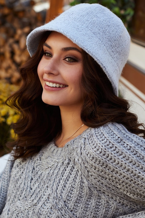 women's fleece lined knit hat