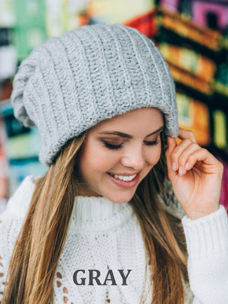 beanie over head