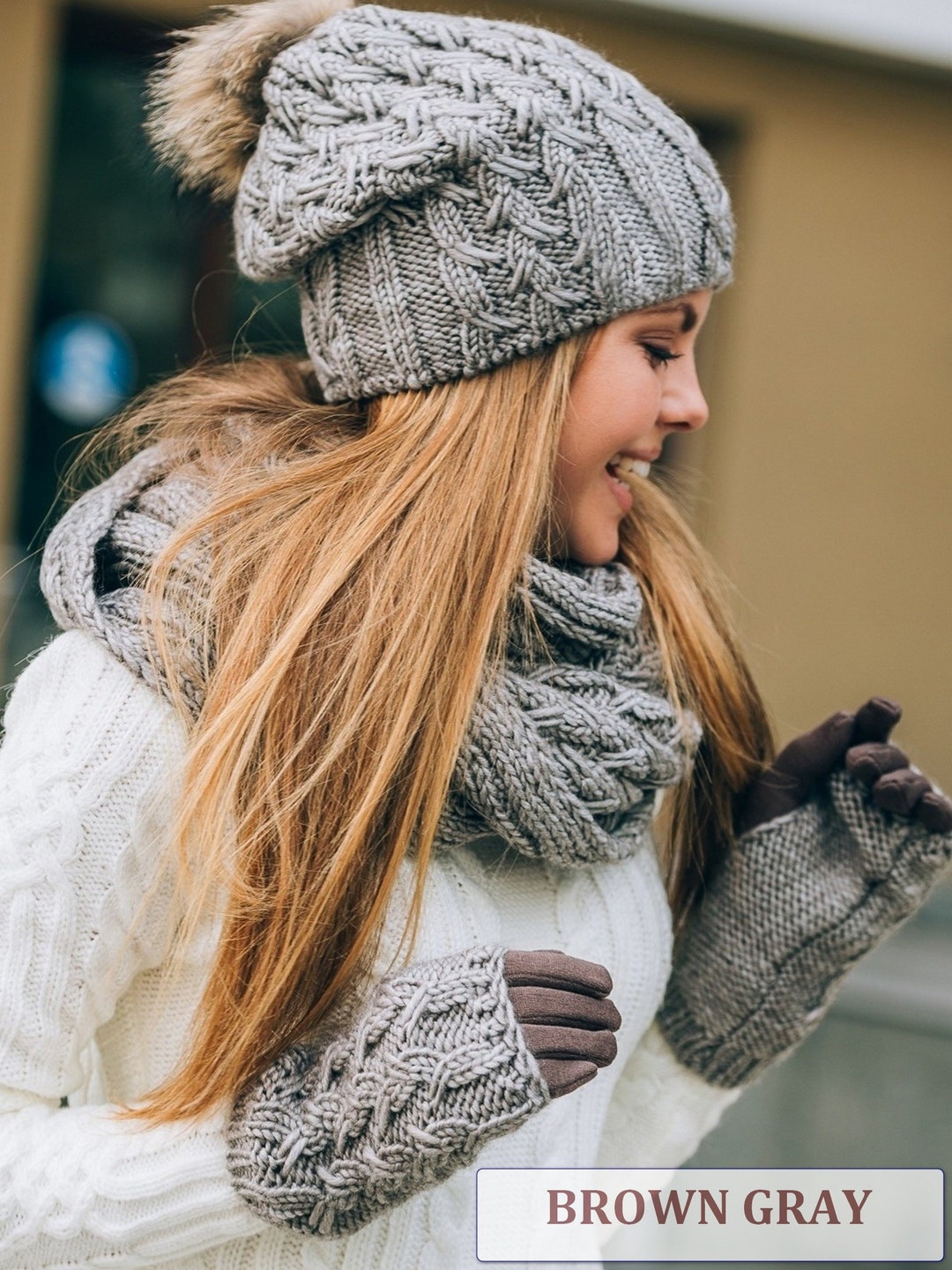 matching scarf and gloves