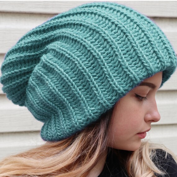 chunky oversized beanie