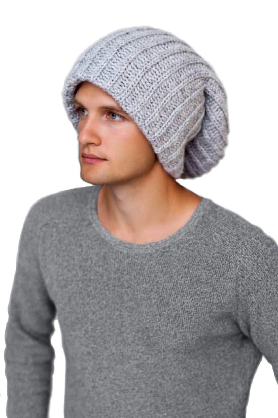 Dreadlock Beanieoversized Slouchy Beaniechunky Knitted Hatdreadlock Hathats for Big Heads