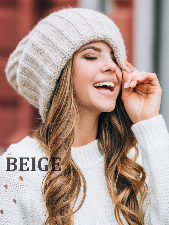 Slouchy Winter Hat Dread Tam Hat 
