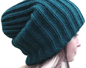 Oversized slouchy beanie, Baggy beanie, Womens Mens winter hat fashion, Outdoor winter outfits cold weather, Dreadlock hat for men for women