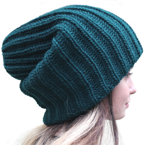 Bonnet ample surdimensionné, bonnet baggy, chapeau d'hiver pour homme, tenues d'hiver en plein air par temps froid, chapeau Dreadlock pour homme pour femme
