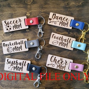 Sports Keychain Digital File, SVG Only