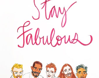Stay Fabulous - A7 Greeting Card