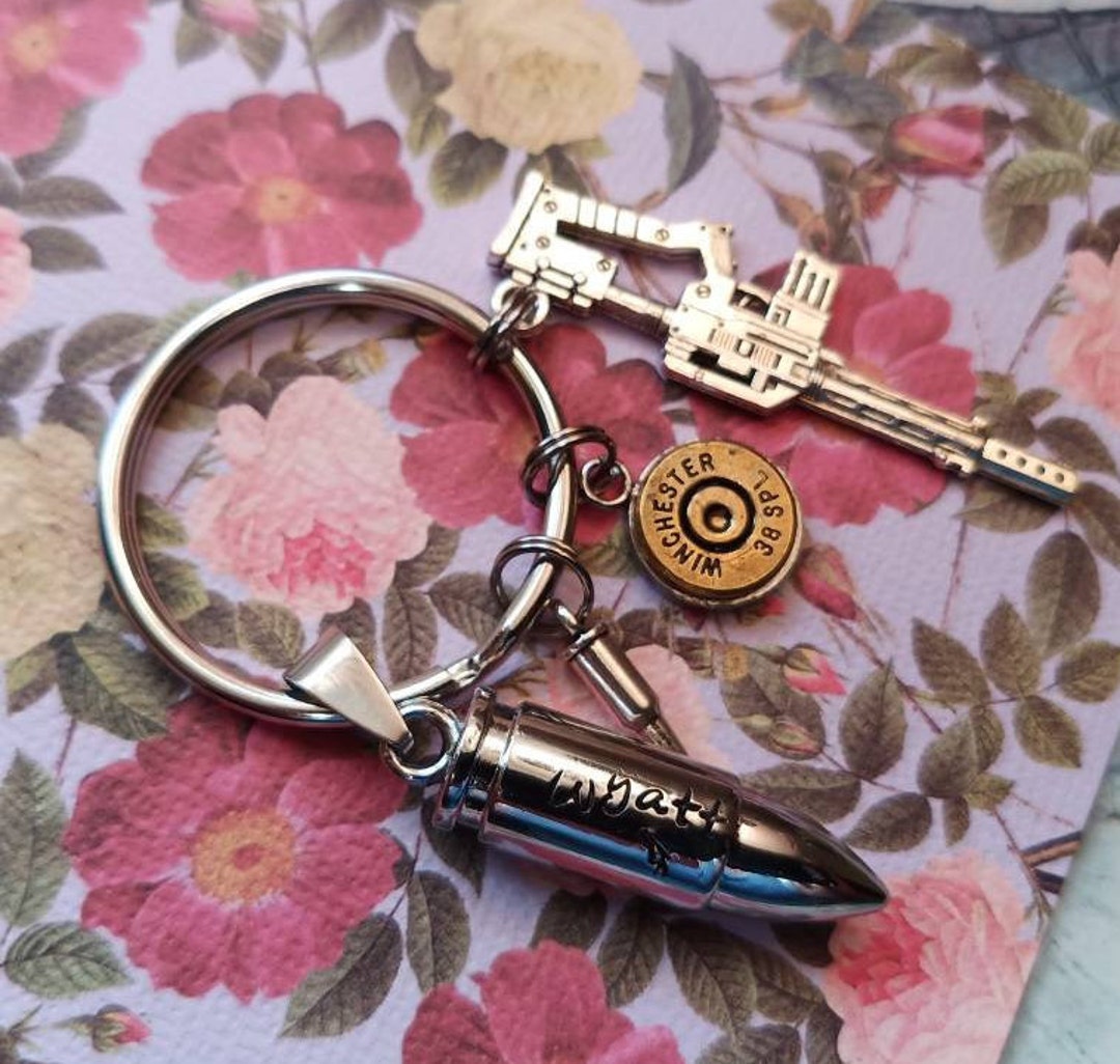 Personalized Bullet Bullet Keychain Bullet Jewelry Etsy