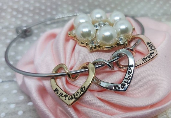 Personalized Heart Lovers Bracelet – Happy Maker