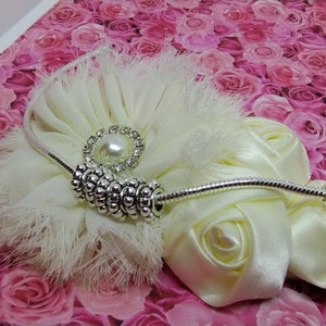Knitting Needle & Basket Charm Bead - Fits Pandora, Chamilia Style Snake Chain Bracelets - View #12