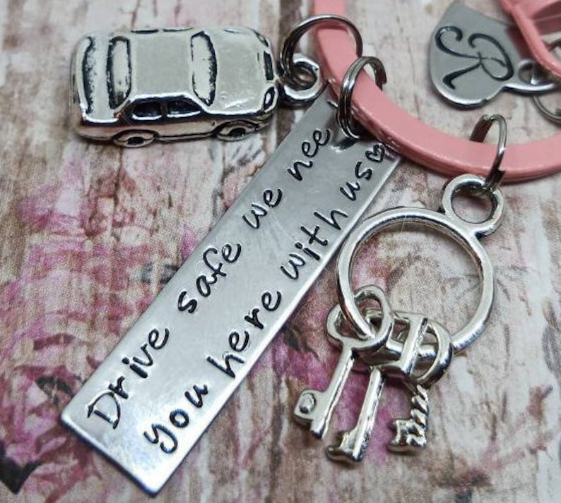 Drive safe keychain Drive Safe I Love You Customizable Etsy