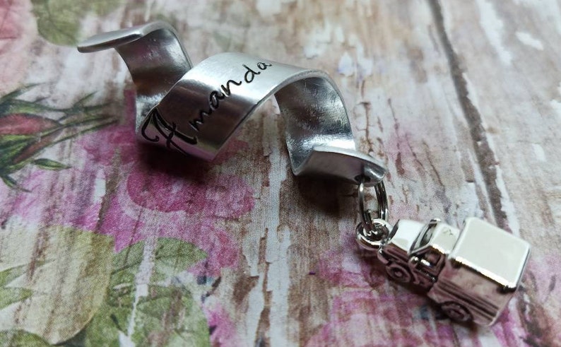 Stethoscope ID tag Stethoscope name tag charm stethoscope charms Stethoscope tag, nurse gift Doctor RVN LPN Vet Tech 3D Ambulance