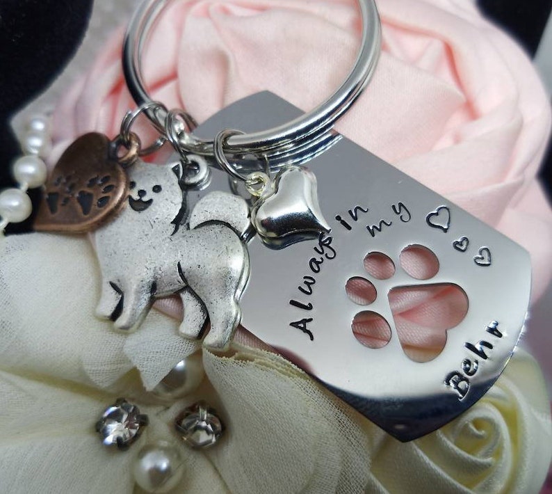 Dog Mom Dog Keychain Dog Mom Jewelry Fur Baby Keychain Etsy