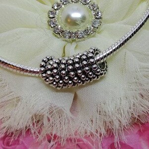 Charm bracelet Holds large hole beads, Holds  style beads and charms, European Charm Bead designed to fit your threaded Bracelet