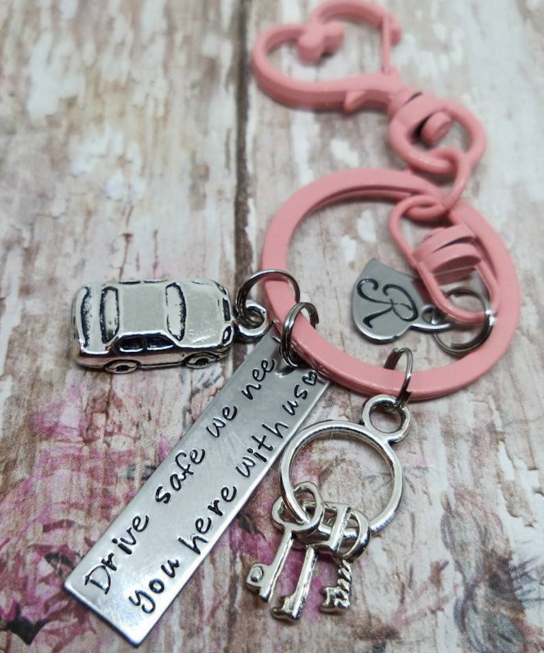 Drive Safe Keychain Drive Safe I Love You customizable Etsy
