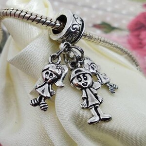 Mutter Kinder Charms, Kinder Charms, Mädchen & Junge Charms passt SchlangenKette Charm Armbänder, Oma Oma Oma Charms Charms, Europäische Charm Perlen