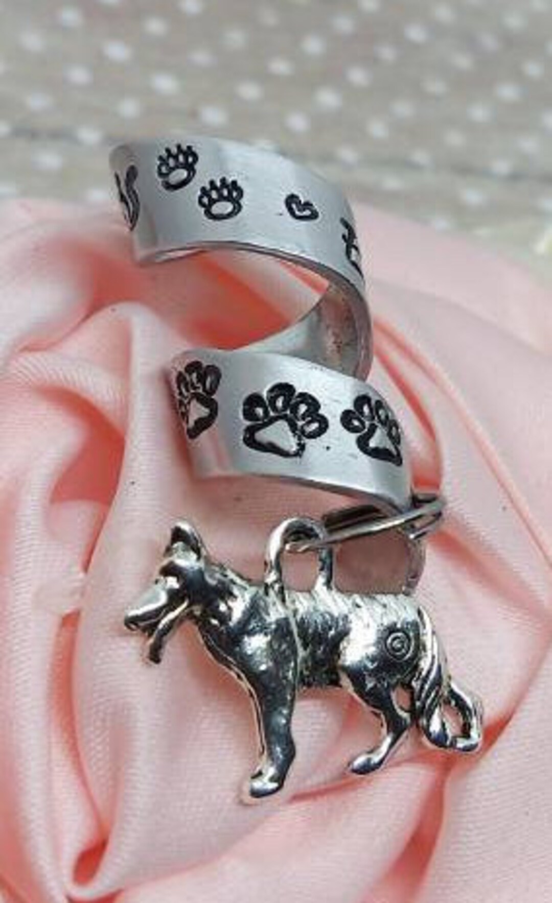 Stethoscope Name Tag German Shepherd Shih Tzu Dog, Stethoscope ID Tag