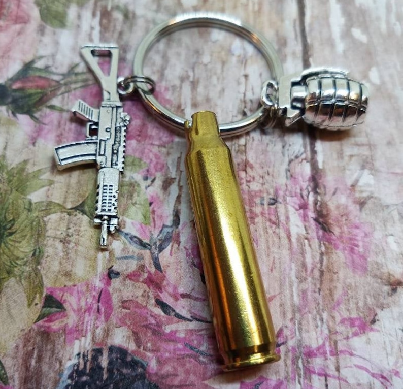 Bullet Keychain Ammo Keychain Hand Grenade keychain Bullet | Etsy