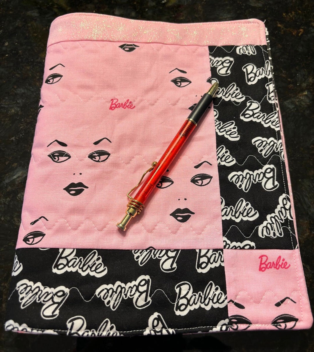 Retro Barbie-themed Pink Composition Notebook Journal Cover - Etsy