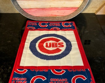 Chicago Cubs yard flag, wall hanging, or welcome banner