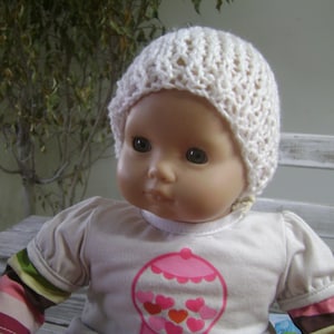 FREE SHIPPING~knitted doll hat for 18-inch doll (choose your color)