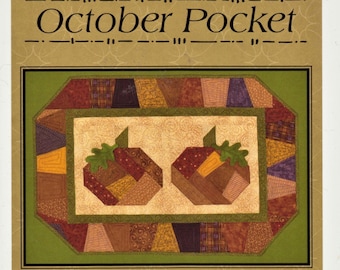 October Pocket Quilt Pattern 29 Briarwood Cottage 20 x 30 NOS