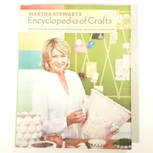 Martha Stewart's Encyclopedia of Crafts Hardcover Book - Etsy
