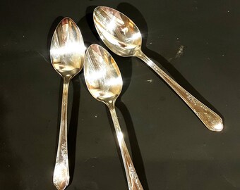 Vintage High Quality Cooper Brothers Kings Pattern Silver Plate